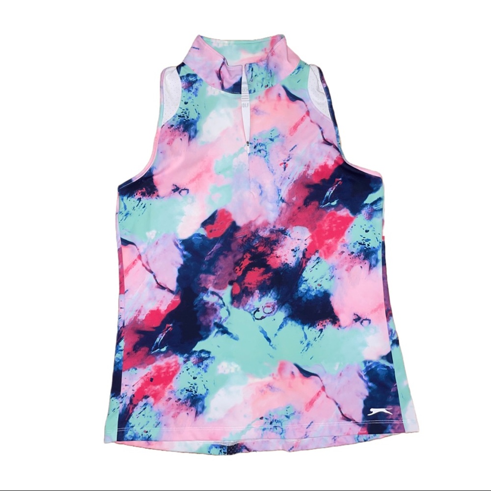 Patterned Golf Shirt | XS